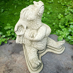 Small Image of Naughty Dragon Stone Garden Ornament