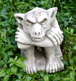 Sitting Gremlin Gargoyle Garden Ornament