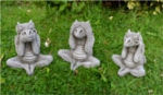 Three Dragons Stone Garden Ornaments