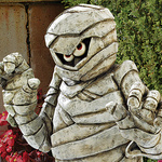 Wrapped Too Tight Garden Mummy Resin Ornament