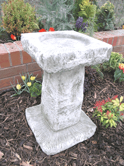 York Stone Style Bird Bath