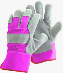 Briers Ladies Rigger Gardening Gloves - Pink