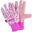 Ladies Ditzy Gardening Gloves in Pink