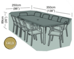 Rectangular Furniture Cover (10 Seater Set) - Garland Gold W1558