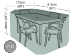 Rectangular Furniture Cover (4 Seater Set) - Garland Silver W1408