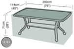 Rectangular Table Cover (8 Seater Table) - Garland Silver W1380