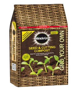 Miracle Gro Seed and Cutting Compost 8 Ltr