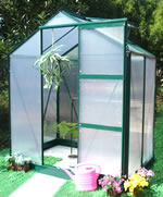 Ascot Aluminium Greenhouse - 6 x 4 Ft