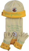 Gruffalo Childrens Hat Gloves and Scarf Set