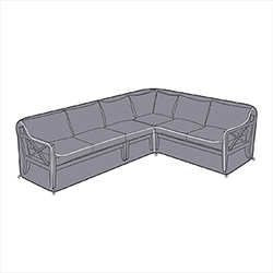 Small Image of Hartman Sorrento Rectangular Corner Sofa Cover - Left Hand Facing