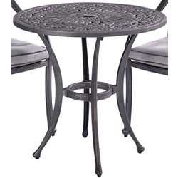 Small Image of Hartman Capri 76cm Bistro Table in Antique Grey
