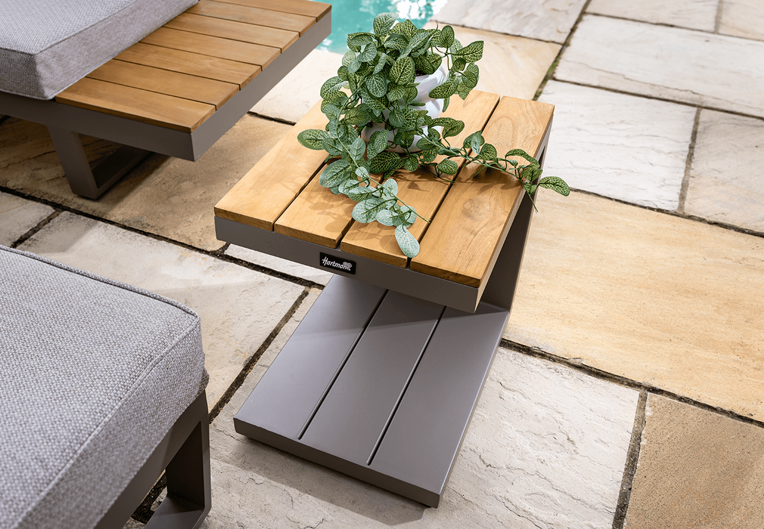 Hartman Ezra Side Table in Latte £165 Garden4Less UK Shop