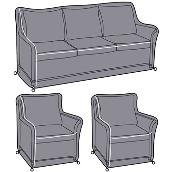 Image of Hartman Heritage 3 Seater Lounge Set Cover