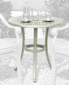 Image of Hartman Amalfi 62cm Round Bistro Table in Maize