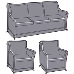 Small Image of Hartman Heritage 3 Seater Lounge Set Cover