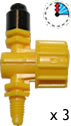 Hozelock 90 Degree Adjustable Microjets - 2793