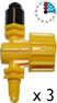 Hozelock 90 Degree Adjustable Microjets - 2793