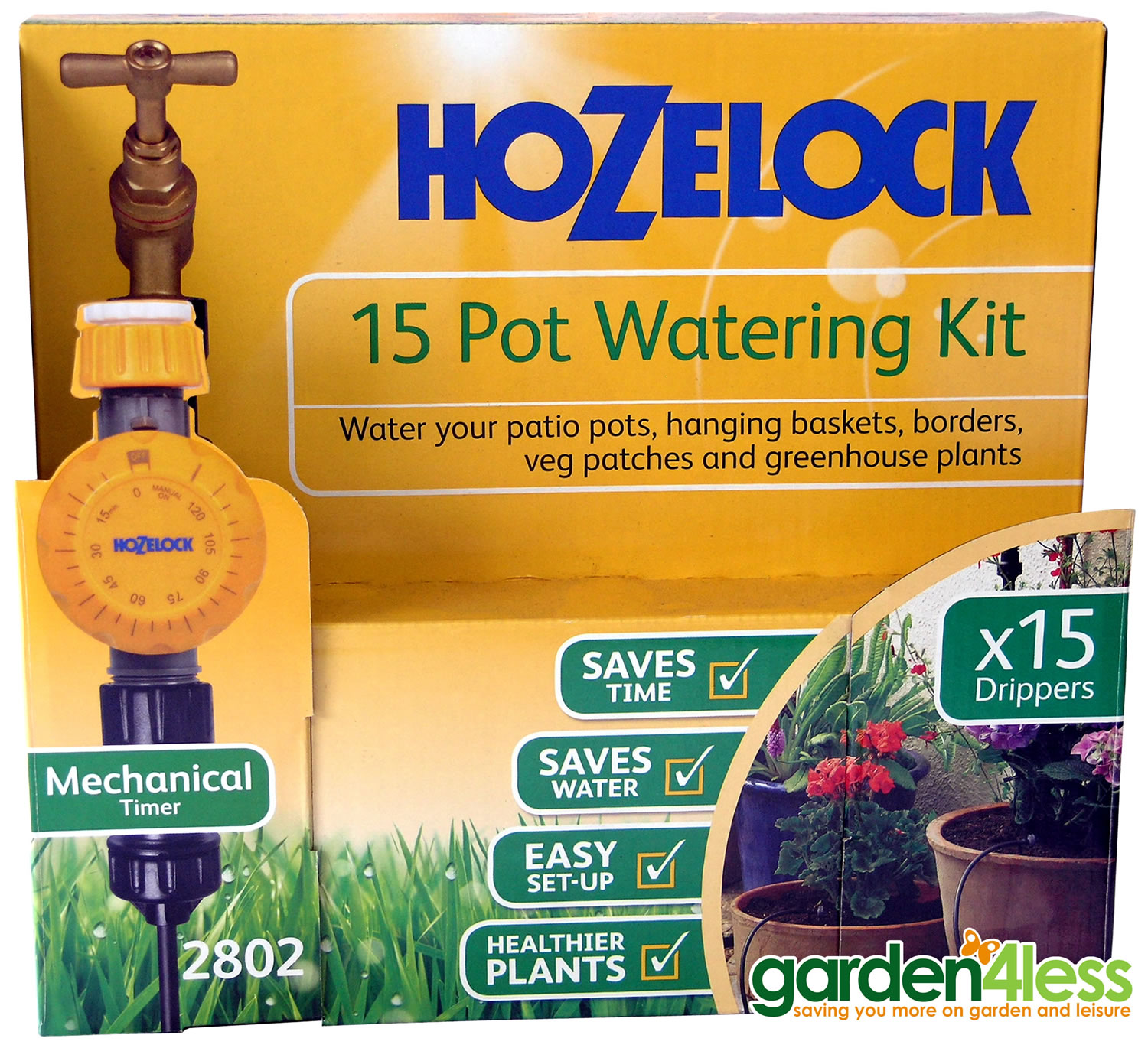 Hozelock Hozelock Aquapod 10 Water Self Watering Irrigation Greenhouse Pots 2 x Pods RARE 