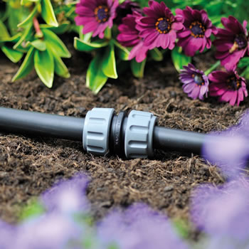 Image of Hozelock Micro Irrigation 13mm Straight Connector - Pack of 2