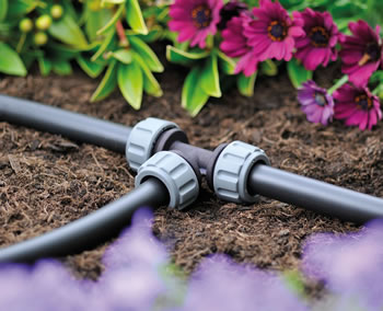 Image of Hozelock Micro Irrigation 13mm T Piece - Pack of 2
