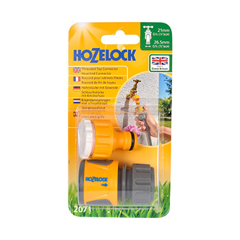 Image of Hozelock Threaded Tap Connector & Soft Touch Hose End Connector