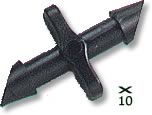 Hozelock Micro Irrigation Tube Adaptor / Connector (4mm) - 2778