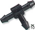 Hozelock Micro Irrigation T-Connector (4mm) - 2777