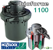 Hozelock Bioforce 1100 uvc Pond Filter - 1311