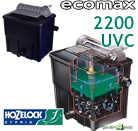 Hozelock Ecomax 2200 Filter with UVC - 1357