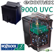 Hozelock Ecomax 9000 Filter with UVC - 1359