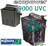 Hozelock Ecopower 9000 Filter with UVC - 1349