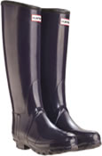 Hunter Regent Neoprene Wellies in Aubergine
