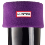 Hunter Fleece Welly Sock - New Aubergine