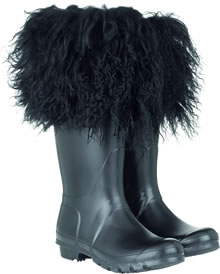 Black Clarendon Hunter Wellies