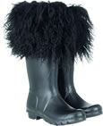 Black Clarendon Hunter Wellies