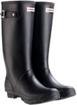 Black Huntress Wellies
