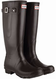 Genuine Chocolate Adjustable Hunter Wellies (Original) - With Free Hotties