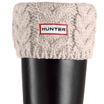 Hunter Chunky Cable Cuff Welly Socks - Ivory