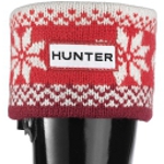 Kids Hunter Welly Socks - Fair Isle Red