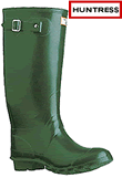 Green Huntress Wellies
