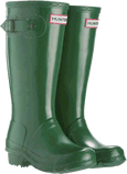 Kids Hunter Wellies - Green