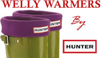 Kids Hunter Welly Socks - Aubergine