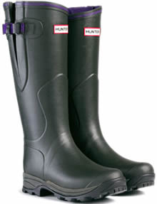 Hunter Balmoral Lady Neoprene Wellies - Olive