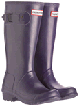 Kids Hunter Wellies - Aubergine