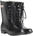 Hunter Laced Boots - Black