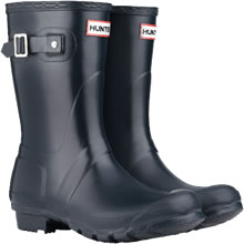 Hunter Short Boots - Navy