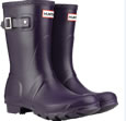 Hunter Short Boots - Aubergine