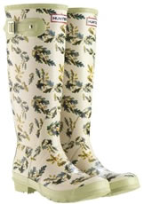 RHS Hunter Wellies- Oak leaves and Acorn wellies