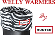 Hunter Welly Socks - Zebra