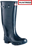 Navy Huntress Wellies